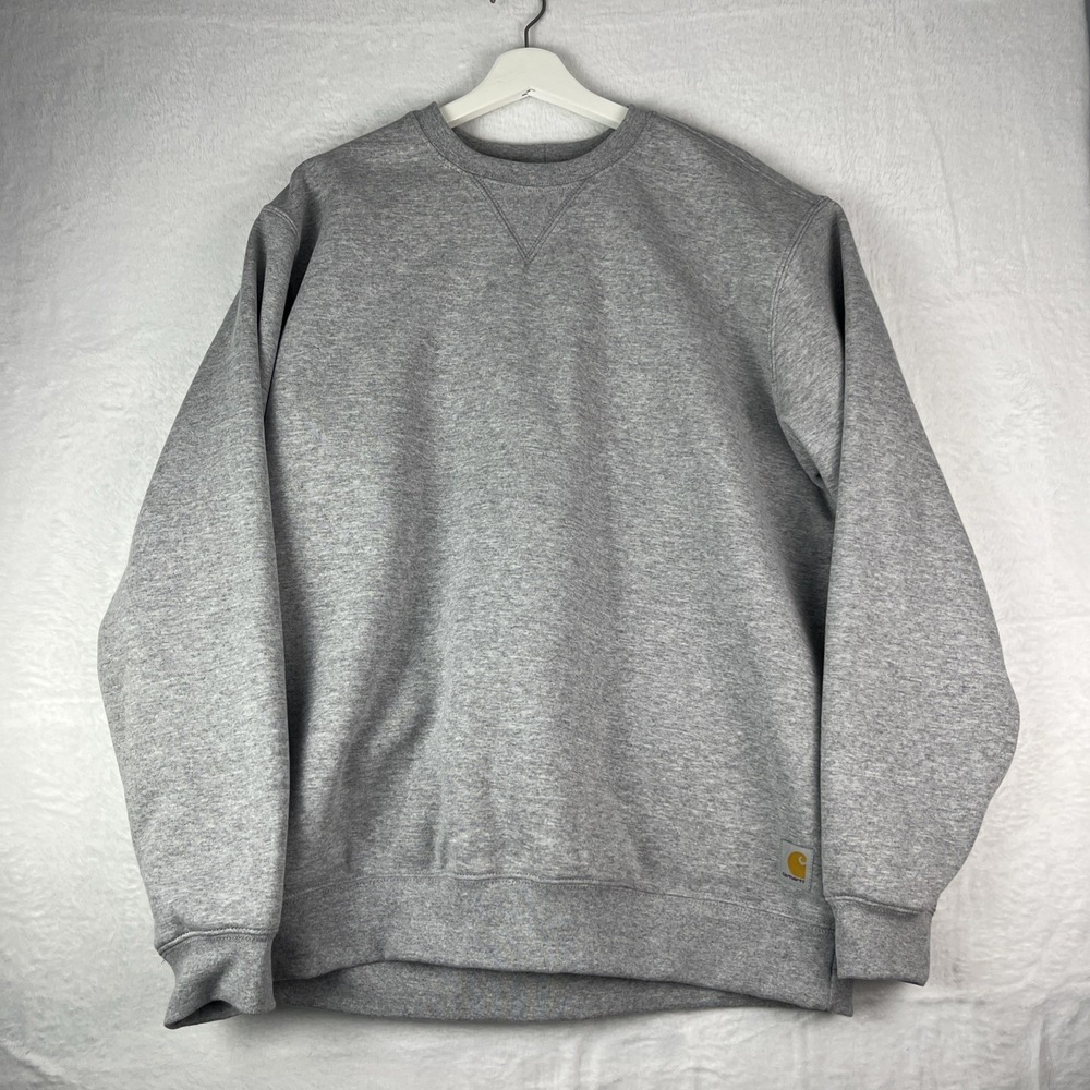 Men's Carhartt Casual Loose Fit Grey Crewneck Brand New With Tags Size Large